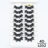 5/8/10Pairs 25mm 3D Mink Lashes Dramatic False Eyelashes  Wispy Fake Eyelash Extension Volume Faux Cils Handmade Eye Makeup