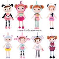 2021 New Original Metoo Doll Cartoon Stuffed Animals Soft Plush Toys for Birthday Children Gifts Personalised Customized Name