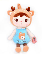 2021 New Original Metoo Doll Cartoon Stuffed Animals Soft Plush Toys for Birthday Children Gifts Personalised Customized Name