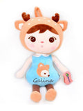2021 New Original Metoo Doll Cartoon Stuffed Animals Soft Plush Toys for Birthday Children Gifts Personalised Customized Name