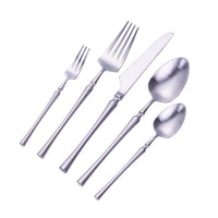 2019 New Gold Cutlery Knives Sets Spoons Forks and Knives 304 Stainless Steel Western Kitchen Food Tableware Dinner Set