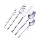 2019 New Gold Cutlery Knives Sets Spoons Forks and Knives 304 Stainless Steel Western Kitchen Food Tableware Dinner Set
