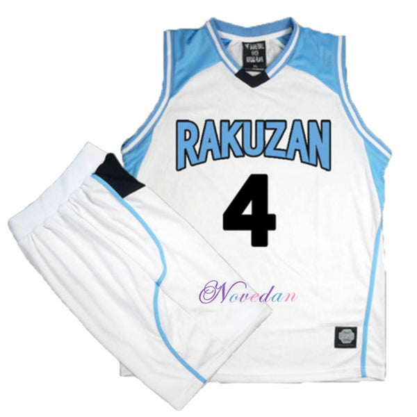 Anime Kuroko no Basket Basuke Cosplay Rakuzan School Uniform Akashi Seijuro Basketball Jersey Sportswear T-shirt Costume Set
