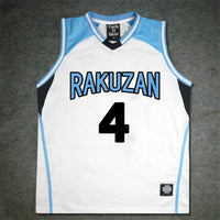 Anime Kuroko no Basket Basuke Cosplay Rakuzan School Uniform Akashi Seijuro Basketball Jersey Sportswear T-shirt Costume Set