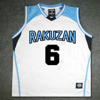 Anime Kuroko no Basket Basuke Cosplay Rakuzan School Uniform Akashi Seijuro Basketball Jersey Sportswear T-shirt Costume Set