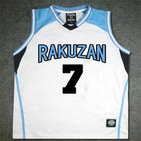 Anime Kuroko no Basket Basuke Cosplay Rakuzan School Uniform Akashi Seijuro Basketball Jersey Sportswear T-shirt Costume Set