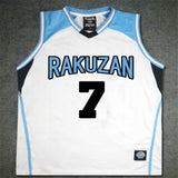 Anime Kuroko no Basket Basuke Cosplay Rakuzan School Uniform Akashi Seijuro Basketball Jersey Sportswear T-shirt Costume Set