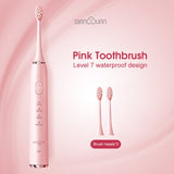 Electric Toothbrush Ultrasonic Brush IPX7 Waterproof USB Charger 4 Modes Recharge Sterilization Sonic Toothbrush