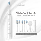 Electric Toothbrush Ultrasonic Brush IPX7 Waterproof USB Charger 4 Modes Recharge Sterilization Sonic Toothbrush