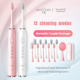 Electric Toothbrush Ultrasonic Brush IPX7 Waterproof USB Charger 4 Modes Recharge Sterilization Sonic Toothbrush