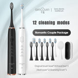 Electric Toothbrush Ultrasonic Brush IPX7 Waterproof USB Charger 4 Modes Recharge Sterilization Sonic Toothbrush