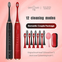 Electric Toothbrush Ultrasonic Brush IPX7 Waterproof USB Charger 4 Modes Recharge Sterilization Sonic Toothbrush
