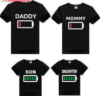 Family Matching Clothes Look Matching Outfits Clothes Dad Mom Daughter Son T-shirt for Daddy Mommy and Me Baby Girl Boy Clothing