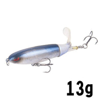 1PCS Whopper Plopper 10cm/13g Topwater Fishing Lure Artificial Hard Bait Plopper Soft Rotating Tail Fishing Tackle Fishing Bait