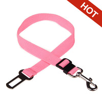 Adjustable Dog Cat Car Safety Belt Pet Vehicle Seat Belt Leash For Dogs Travel Traction Collar Harness Dog Lead Clip pet product