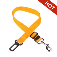 Adjustable Dog Cat Car Safety Belt Pet Vehicle Seat Belt Leash For Dogs Travel Traction Collar Harness Dog Lead Clip pet product