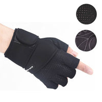 Men Women Gym Gloves Dumbbells Workout Gloves with Wrist Support Anti-Slip Gym Fitness Gloves for Weight Lifting Cross Training