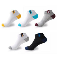 10 Pcs=5Pairs Classic Men Socks Summer Breathable Sports Cotton Short Socks Autumn Winter Male Deodorant Socks EU 39-43 Meias