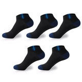 10 Pcs=5Pairs Classic Men Socks Summer Breathable Sports Cotton Short Socks Autumn Winter Male Deodorant Socks EU 39-43 Meias
