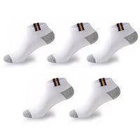 10 Pcs=5Pairs Classic Men Socks Summer Breathable Sports Cotton Short Socks Autumn Winter Male Deodorant Socks EU 39-43 Meias