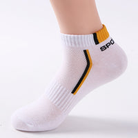 10 Pcs=5Pairs Classic Men Socks Summer Breathable Sports Cotton Short Socks Autumn Winter Male Deodorant Socks EU 39-43 Meias