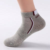 10 Pcs=5Pairs Classic Men Socks Summer Breathable Sports Cotton Short Socks Autumn Winter Male Deodorant Socks EU 39-43 Meias