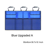 Auto Storage Organizer Car Trunk Bag Universal Large Capacity Backseat Storage Bag Trunk Cargo Mesh Holder Pocket