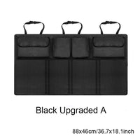 Auto Storage Organizer Car Trunk Bag Universal Large Capacity Backseat Storage Bag Trunk Cargo Mesh Holder Pocket