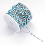 2Meters Gold Necklace Stainless Steel Chain Roll Enamel Metal Chain Accessories For Jewelry Making Chain Components DIY