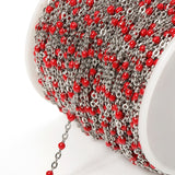 2Meters Gold Necklace Stainless Steel Chain Roll Enamel Metal Chain Accessories For Jewelry Making Chain Components DIY