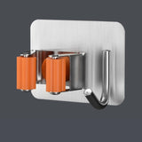 304 Stainless Steel Hooks Multi Wall Mounted Mop Organizer Holder RackBrush Broom Hanger Hook Kitchen bathroom Strong Hooks