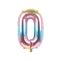 6pcs Rainbow Gradient Unicorn Party Balloon 32 inch Number Birthday Party Decorations Kids Unicorn Party Wedding Balloons Globos