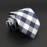 Fashion Polyester Necktie For Men Business Meeting Formal Striped Dot Floral 8cm Jacquard Tie Daily Wear Cravat Suit Accessories
