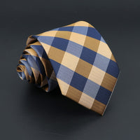 Fashion Polyester Necktie For Men Business Meeting Formal Striped Dot Floral 8cm Jacquard Tie Daily Wear Cravat Suit Accessories