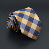 Fashion Polyester Necktie For Men Business Meeting Formal Striped Dot Floral 8cm Jacquard Tie Daily Wear Cravat Suit Accessories