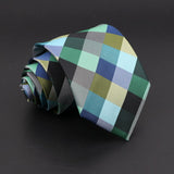 Fashion Polyester Necktie For Men Business Meeting Formal Striped Dot Floral 8cm Jacquard Tie Daily Wear Cravat Suit Accessories