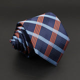 Fashion Polyester Necktie For Men Business Meeting Formal Striped Dot Floral 8cm Jacquard Tie Daily Wear Cravat Suit Accessories
