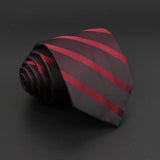 Fashion Polyester Necktie For Men Business Meeting Formal Striped Dot Floral 8cm Jacquard Tie Daily Wear Cravat Suit Accessories