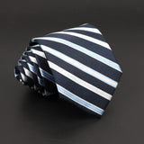 Fashion Polyester Necktie For Men Business Meeting Formal Striped Dot Floral 8cm Jacquard Tie Daily Wear Cravat Suit Accessories
