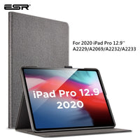 ESR Case for iPad Pro 12.9/11 2020 2018 11/10.5 Pro iPad 7th/Mini 1 2 3 4 5/iPad Air 1 2 3 4 Oxford Cloth PU Leather Smart Cover