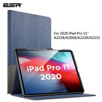 ESR Case for iPad Pro 12.9/11 2020 2018 11/10.5 Pro iPad 7th/Mini 1 2 3 4 5/iPad Air 1 2 3 4 Oxford Cloth PU Leather Smart Cover