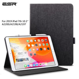 ESR Case for iPad Pro 12.9/11 2020 2018 11/10.5 Pro iPad 7th/Mini 1 2 3 4 5/iPad Air 1 2 3 4 Oxford Cloth PU Leather Smart Cover