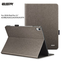ESR Case for iPad Pro 12.9/11 2020 2018 11/10.5 Pro iPad 7th/Mini 1 2 3 4 5/iPad Air 1 2 3 4 Oxford Cloth PU Leather Smart Cover