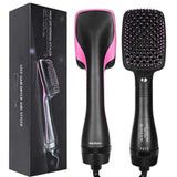 3 in 1 Negative Ion One Step Hair Dryer &amp; Volumizer Blower Anti-Static Hair Styler Hair Straightener Brush Drier Hairbrush