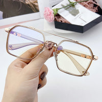 SHAUNA Retro Anti-Blue Light Square Glasses Frame Brand Designer Ins Popular Optical Eyeglasses Frames