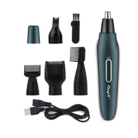 5 in 1 Nose Ear Hair Trimmer For Men Clipper Ear Face Eyebrow Nose Hair Removal Trimer Eyebrow Shaver Haircut Groomer Device