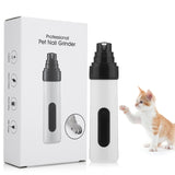 Electric Pet Nail Scissors Grinder Dog Cat Claw Grooming Trimmer Cutters Rechargeable Pet Nail Clippers Pet Supplies