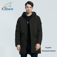 ICEbear 2021 winter  men&#39;s clothing  casual hooded jacket new fashion cotton coat brand male brand apparel  MWD20718I