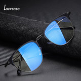 LOCKSOSO Anti Blue Light Glasses For Men Women Computer Game Anti Radiation Blue Ray Blocking Glasses Blocker Goggles Eyeglasses