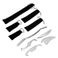 1/10 Types Stainless Steel Therapy Muscle Massage Guasha Board Body Relaxation Deep Tissue Recovery Scraper Physical Health Care